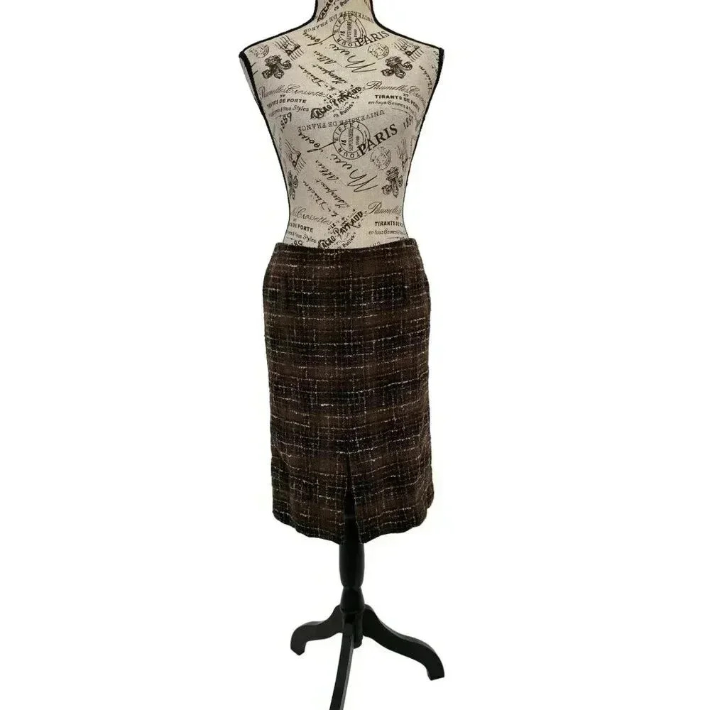 Jenne Maac, Skirt, Brown, Size S/6